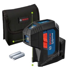 Лазерный уровень Bosch GPL 3 G Professional с калибровкой с зеленым лучом