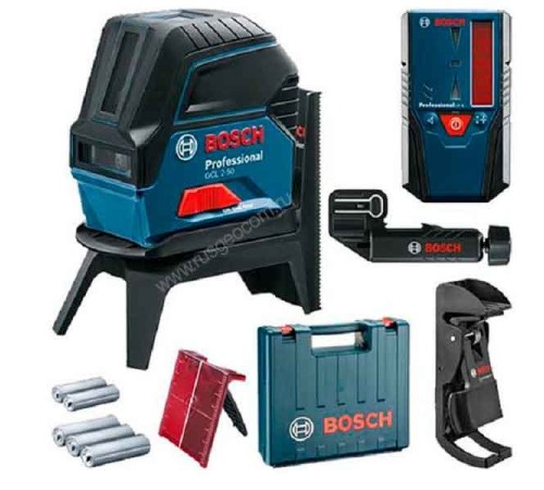 Лазерный уровень Bosch GCL 2-50 с калибровкой + RM1 + BM3 + кейс Лазерный уровень Bosch GCL 2-50 с калибровкой + RM1 + BM3 + кейс