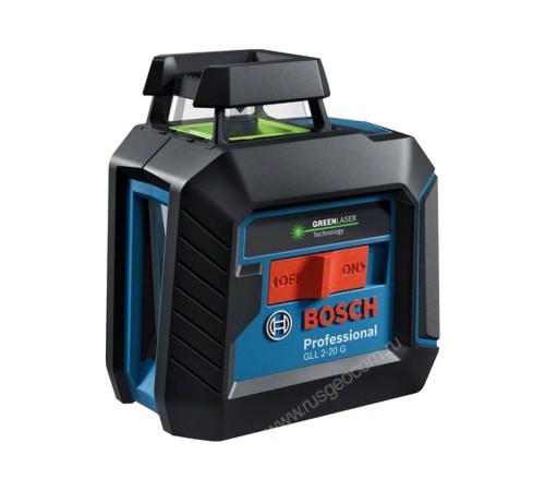 Лазерный уровень Bosch GLL 2-20 G с калибровкой + BT 150 с зеленым лучом Лазерный уровень Bosch GLL 2-20 G с калибровкой + BT 150 с зеленым лучом