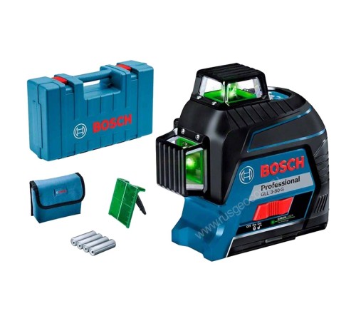 Лазерный уровень Bosch GLL 3-80 G Professional с калибровкой Лазерный уровень Bosch GLL 3-80 G Professional с калибровкой
