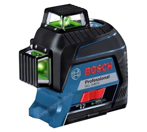 Лазерный уровень Bosch GLL 3-80 G Professional с калибровкой Лазерный уровень Bosch GLL 3-80 G Professional с калибровкой