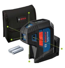 Лазерный уровень Bosch GPL 5 G Professional с калибровкой с зеленым лучом
