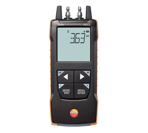 Дифференциальный манометр Testo 512-2 с подключением к приложению Дифференциальный манометр Testo 512-2 с подключением к приложению
