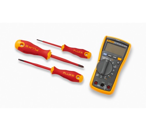 Комплект Fluke IB117L - мультиметр Fluke 117 с набором отвёрток Комплект Fluke IB117L - мультиметр Fluke 117 с набором отвёрток
