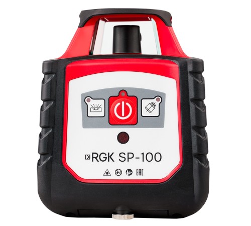 Комплект ротационного нивелира с раздвижным штативом RGK SP-100 COMBO с калибровкой Комплект ротационного нивелира с раздвижным штативом RGK SP-100 COMBO с калибровкой